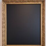 Tableau ardoise encadrement de style à la feuille d'or