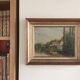 Charles ripault, active early 20th century. la roche-posay. oil/cardboard.