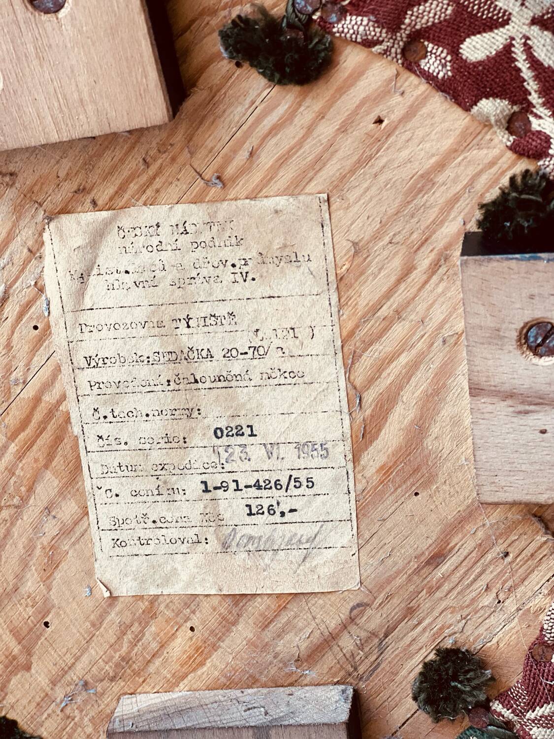 Tabouret by Cesky nabytek, 1950’