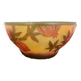Cup in multi-layered glass paste released with acid