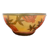 Cup in acid-etched multi-layer glass paste