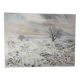 Winter landscape, oil on canvas signed Maurice Bouillot 1971