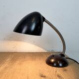 Vintage Brown Bakelite Gooseneck Table Lamp, 1950s
