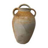 Old 3-handled sandstone jar