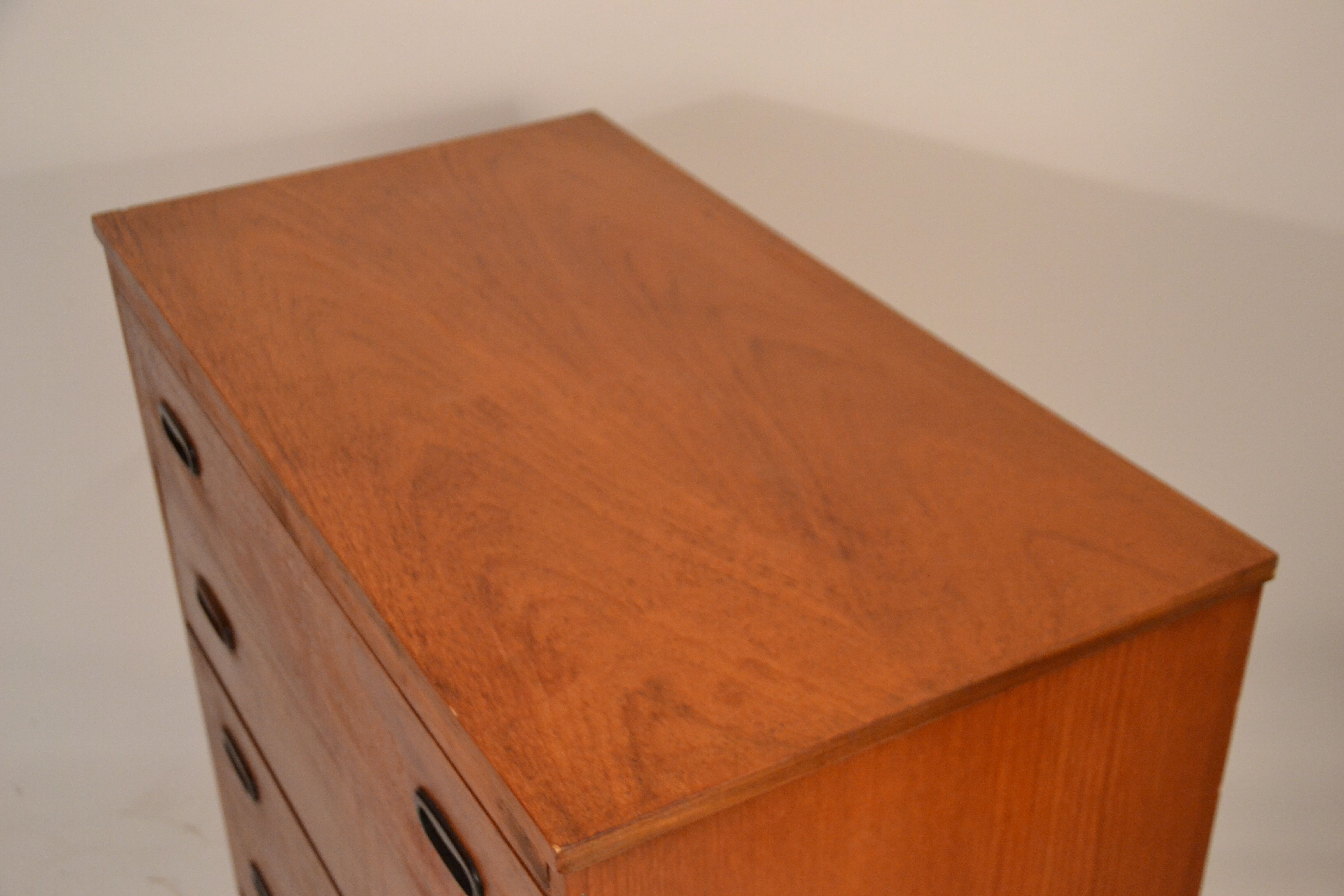Scandinavian teak chest of drawer 60s