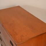 Scandinavian teak chest of drawer 60s