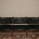 Cadett 3-seater sofa in teak and leather by Eric Merthen, Sweden 1960s