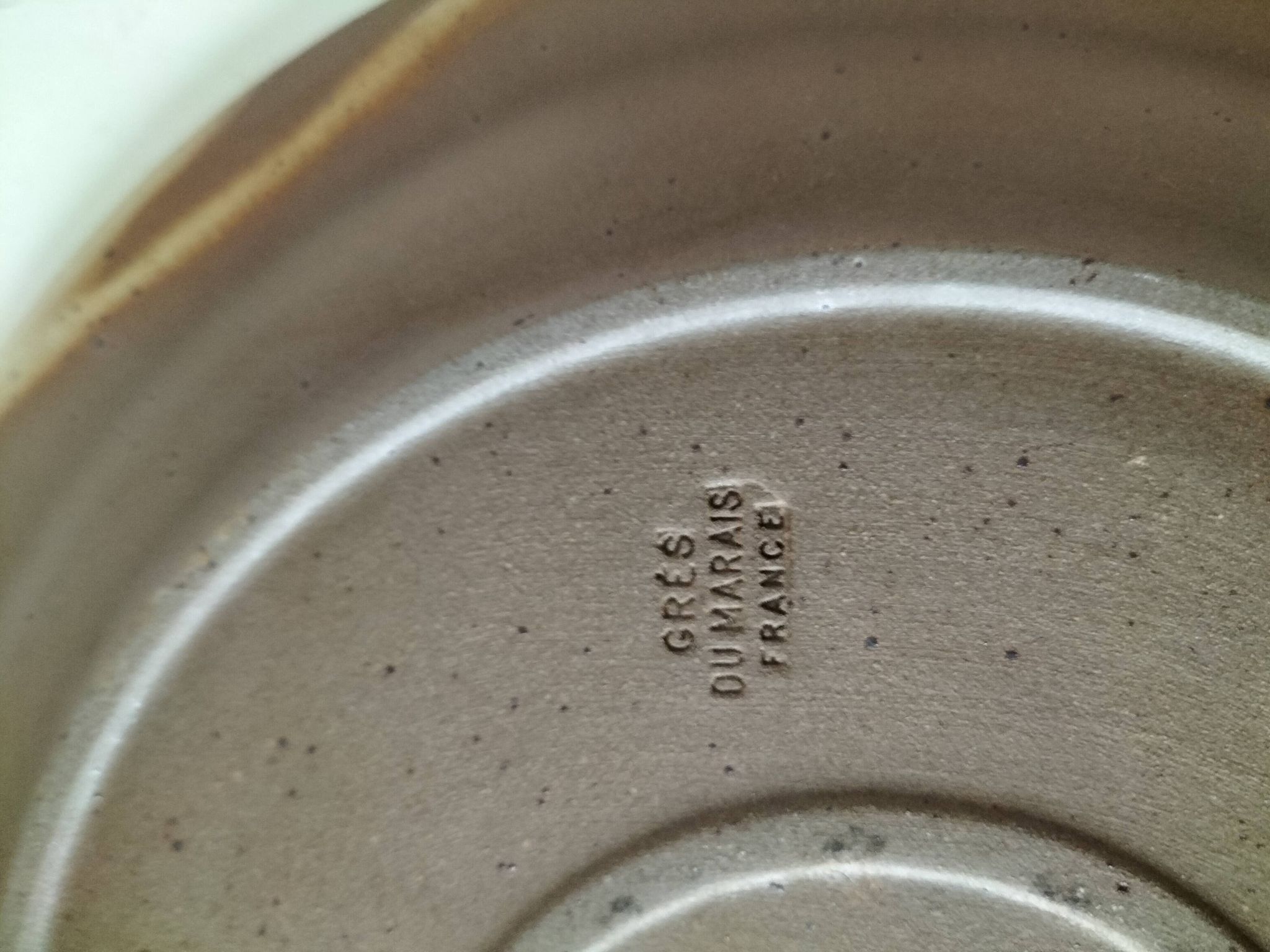Vintage stoneware brunch set from the Marais region, country decor