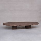 XXL Oval Primitive Low Coffee Table