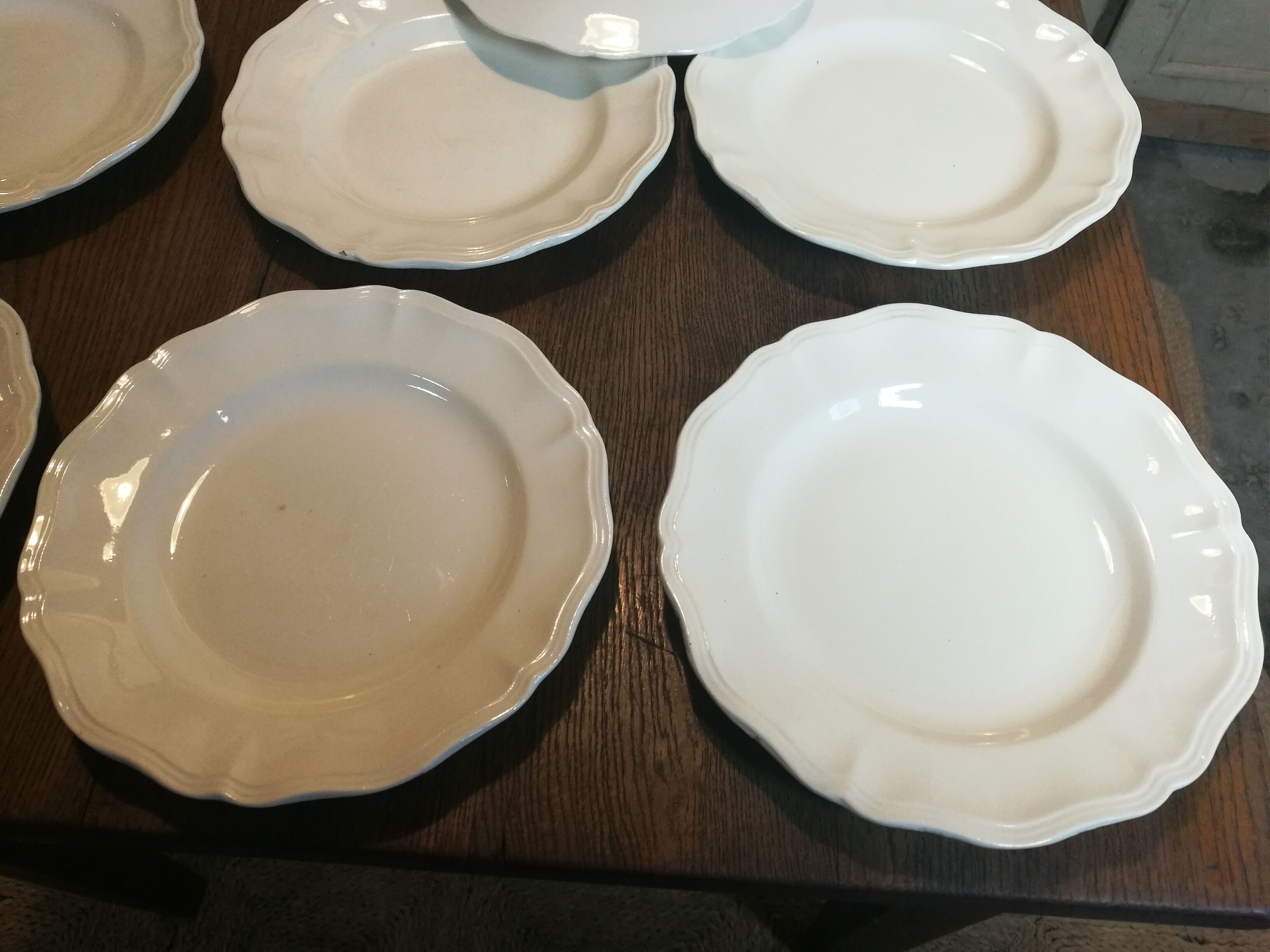 Service 10 plates Sarreguemines