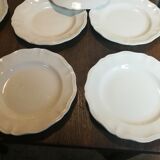 Service 10 plates Sarreguemines