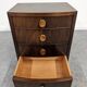 Pair of Art Deco rosewood bedside tables circa 1930