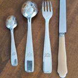 Silver-plated cutlery set