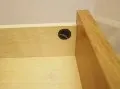 Commode en chêne danois et en frêne plaqué avec un dessus extensible, années 1970