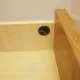 Commode en chêne danois et en frêne plaqué avec un dessus extensible, années 1970