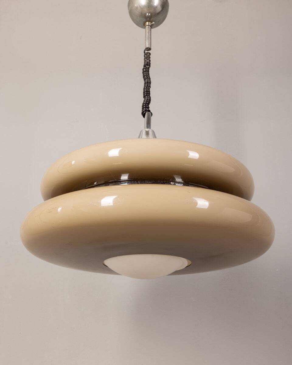 70s vintage chandelier in Plexiglass Tortora Italian Design