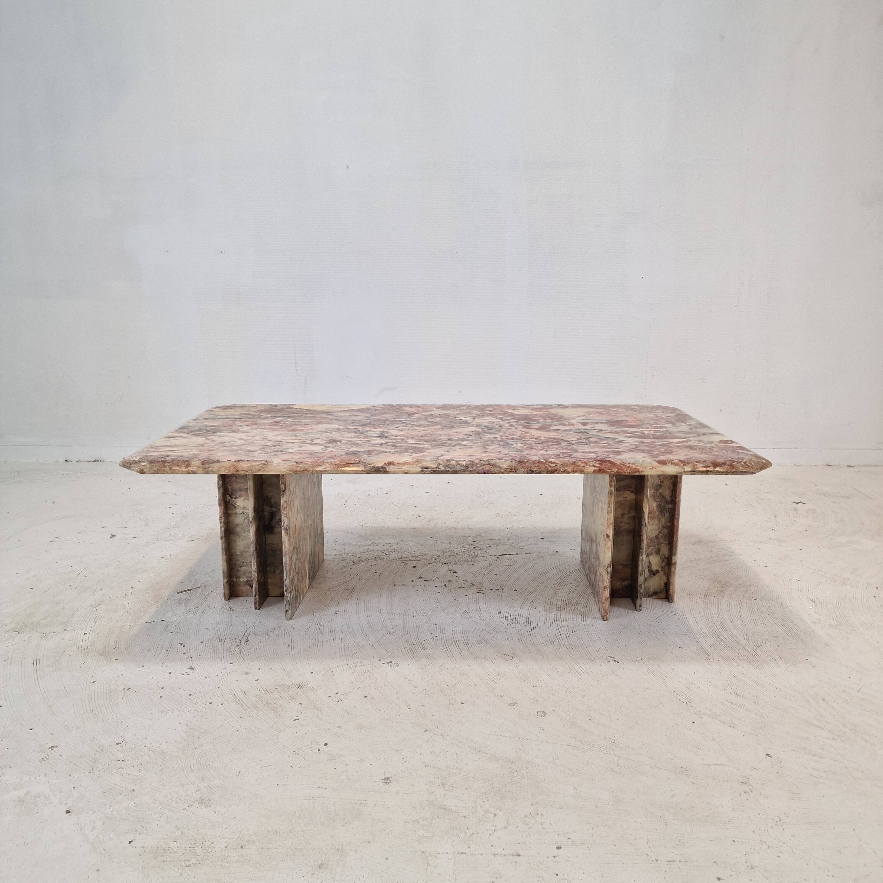 Italian Marble Coffee Table, 1980s