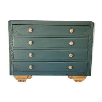 Art deco chest of drawers