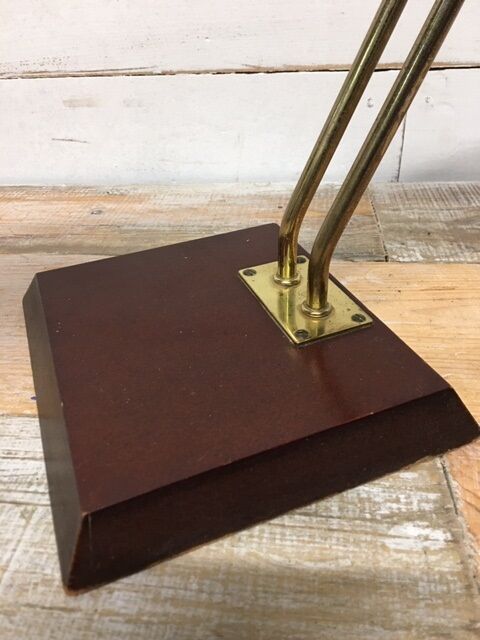 Brass and bakelite swing lamp 1980