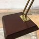Brass and bakelite swing lamp 1980