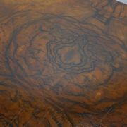 Art Deco Walnut Veneer Coffee Table, Belgium, circa 1920