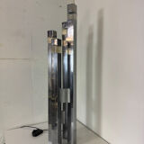 Mid-Century Modernist Italian Architectural Sciolari Cubic Floor Lamp by G