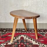 Vintage wooden tripod stool 1950