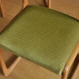 6 chairs slebaumann of the years 60