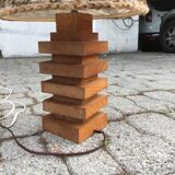 Vintage wood lamp