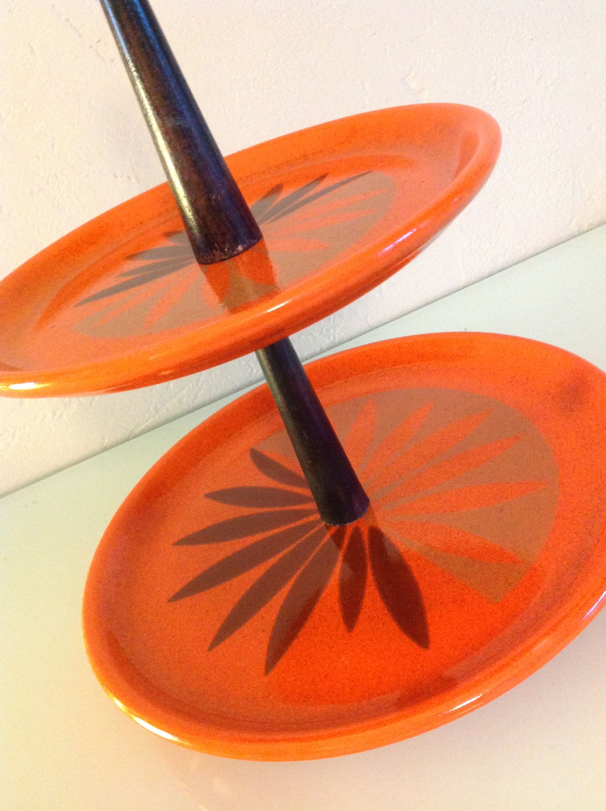 Servant of table vintage ceramic 60-70s