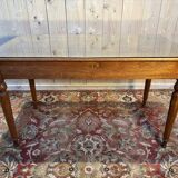 Louis Philippe style oak desk or table