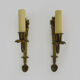 Old pair of wall sconces pot à feu, bronze, year 50 60
