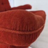 1970s, Swedish swivel armchair by Ulferts Sweden, furniture velour.