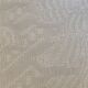 White woven cotton bedspread with fringes