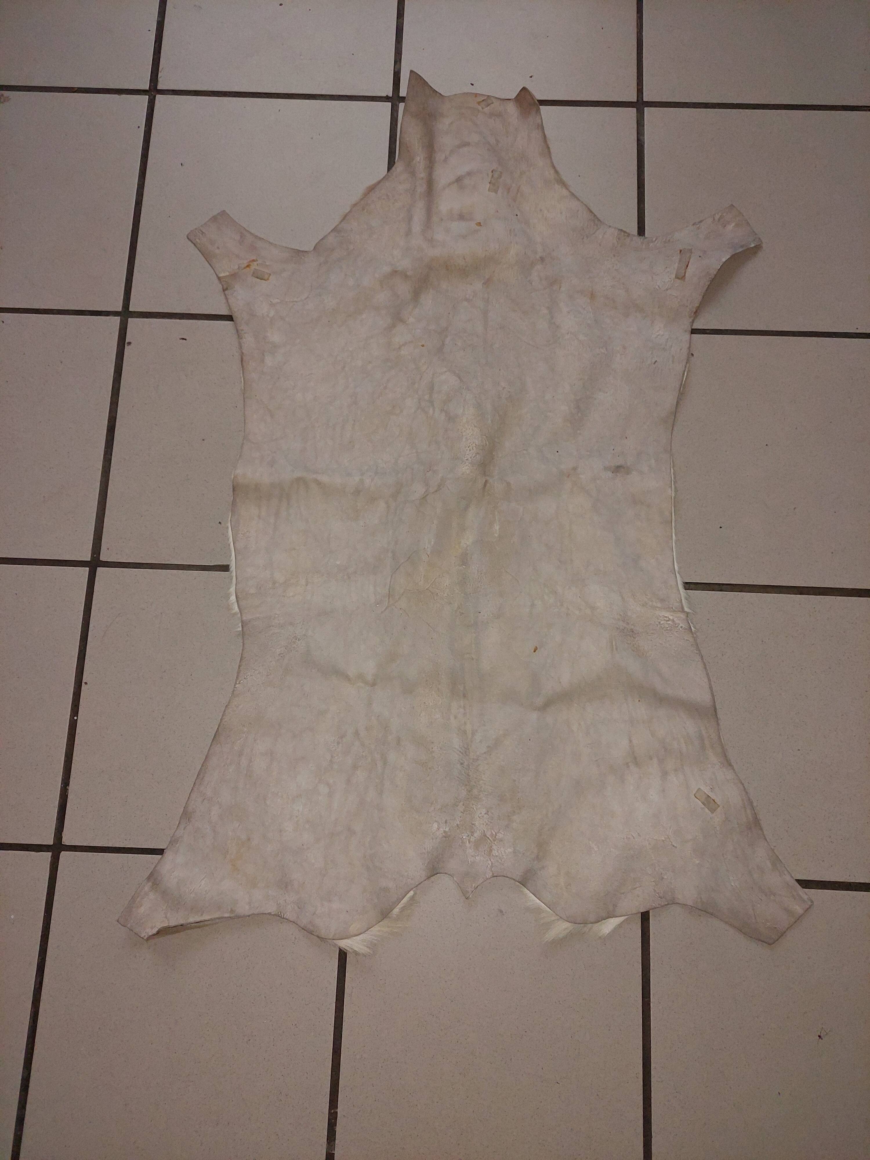 Used natural African animal skin rug (70x100cm)