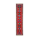 Handwoven Distressed Anatolian Red Runner Carpet 80 cm x 371 cm