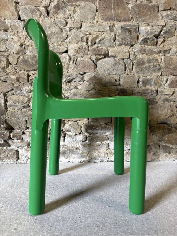 4 chaises modèle 4875 par C. Bartoli pour Kartell, 1970
