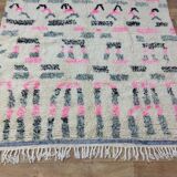 Handmade wool Berber rug 284 X 194 CM