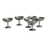6 stainless steel cups