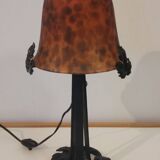 Lampe en fer forgé art déco 1930