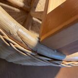 IKEA Dalby rattan stool