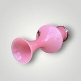 Antique pink opaline vase made in Italy - 1960s