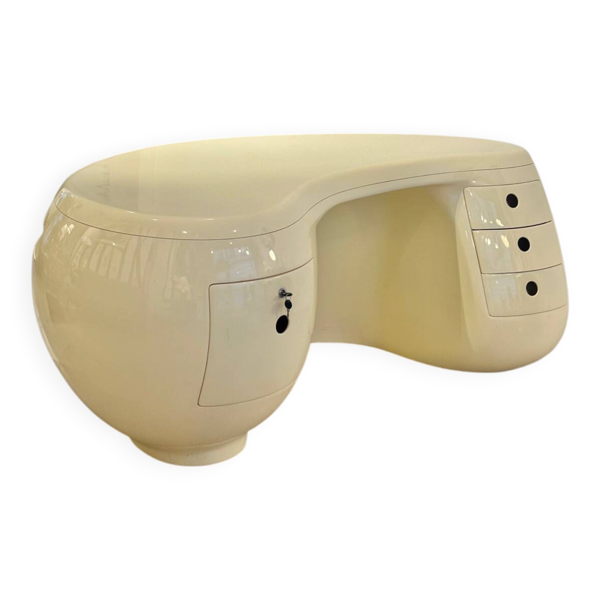 Boomerang desk by Maurice Calka