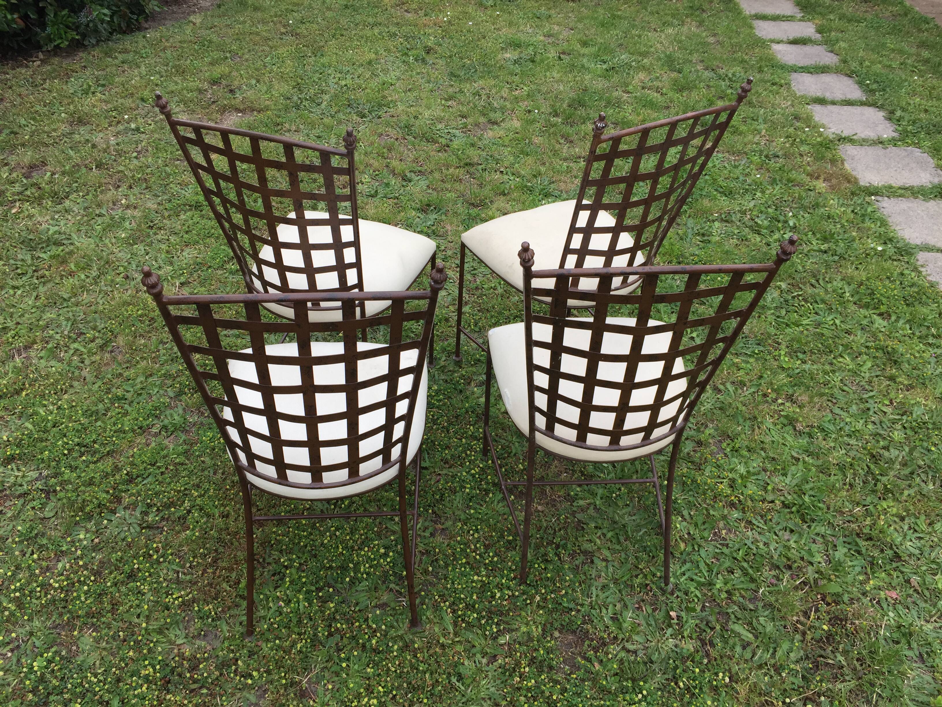 Wrought iron chairs
