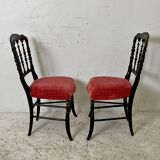 Paire de chaises napoléon III