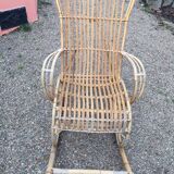 Rocking chair rattan