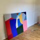 Contemporary abstract composition coloured N.4