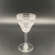 Art Deco Crystal Wine Glasses - S4M11