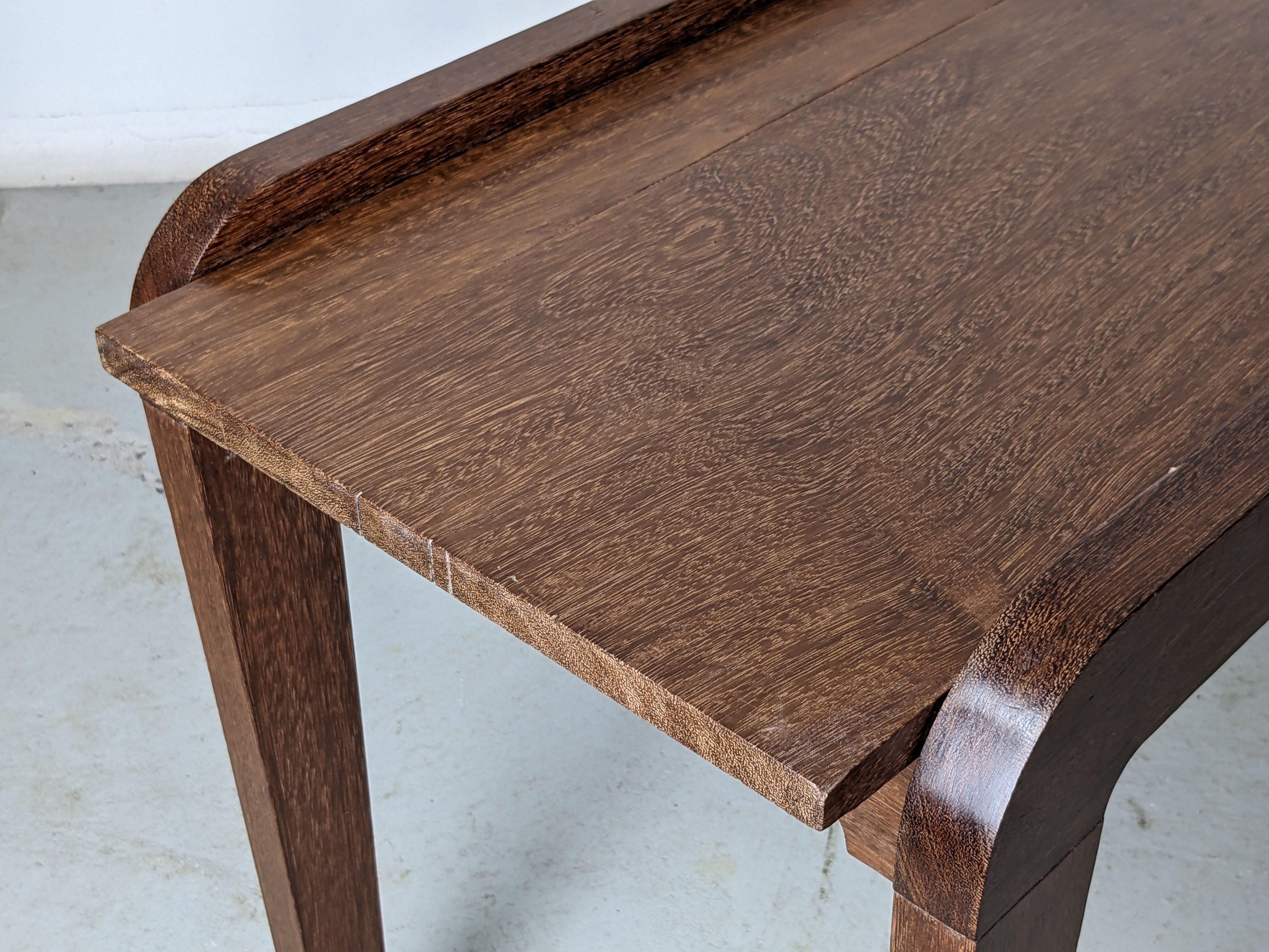 Modernist fruit wood bass console - 40s