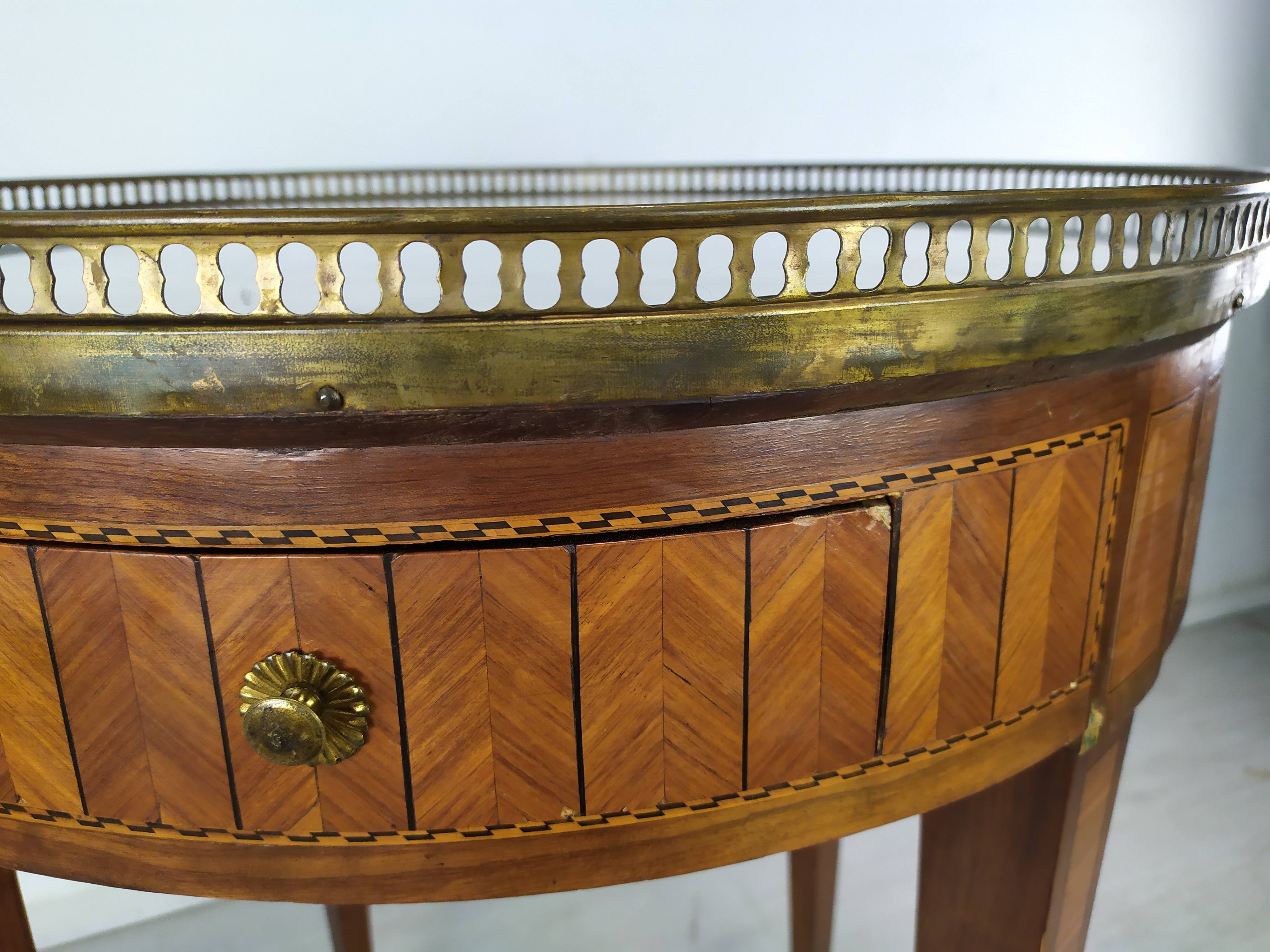 Louis XVI hot water bottle table